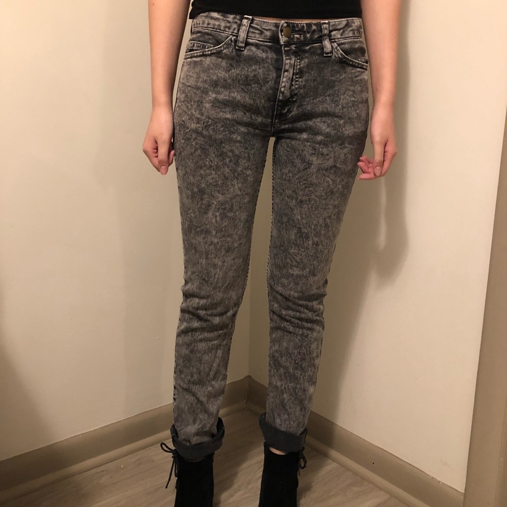 American Apparel acid wash jeans!